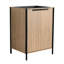 Meuble-lavabo de salle de bain 24 po couleur café - Contreplaqué, style contemporain Element