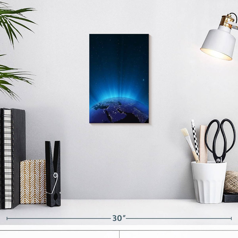 Oberle Glowing Earth, 12" H x 8" W