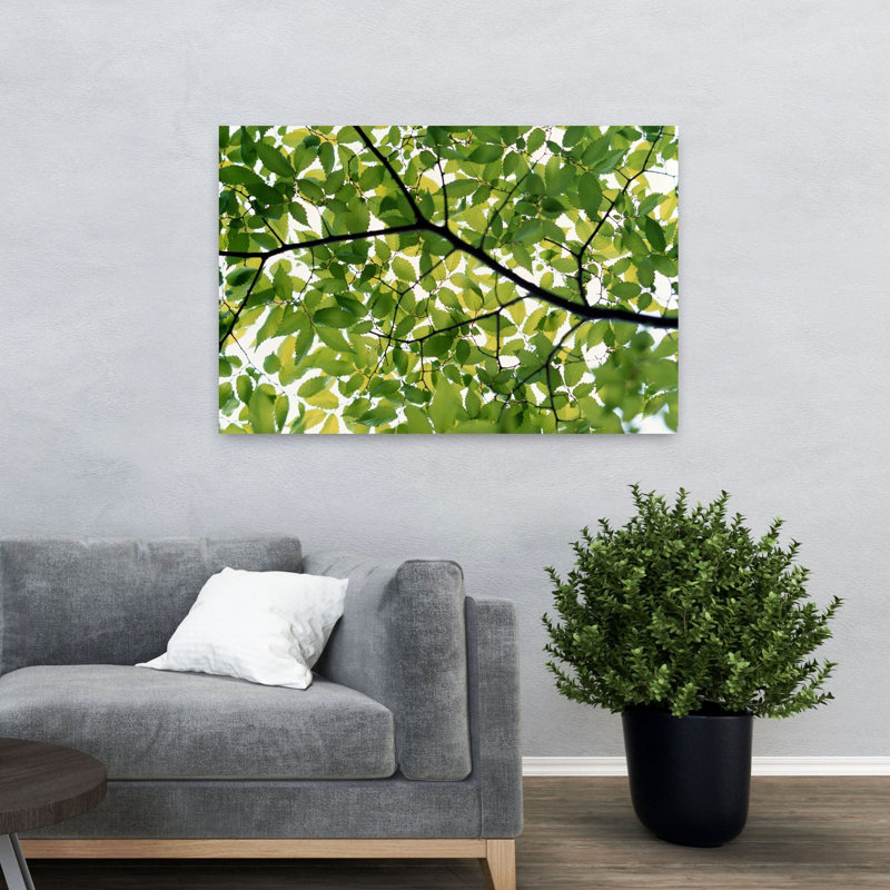 Arbre rétro contemporain rétro-éclairé, H 32 po x l 48 po