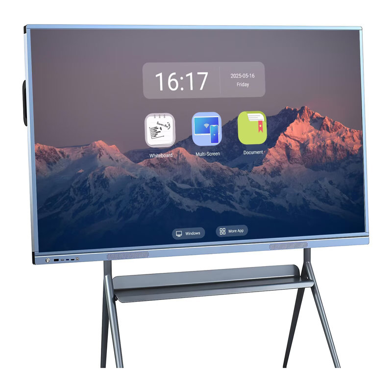 JYXCN - Tableau de conférence intelligent 55 "4K 20 points, tableau blanc électronique interactif tactile sans fil pour bureau de classe (fixation murale incluse)