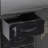 Windley Gray Metal Army Surplus Style 6 Drawers 2 Shelves and 2 Doors Media Credenza Sideboard with Numbers and Text, 56" x 16" x 30"