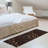 Ottohome Non-Slip Leaves Area Rug For Living Room, Hallway Runner, Entryway Rug, Brown-103305833
