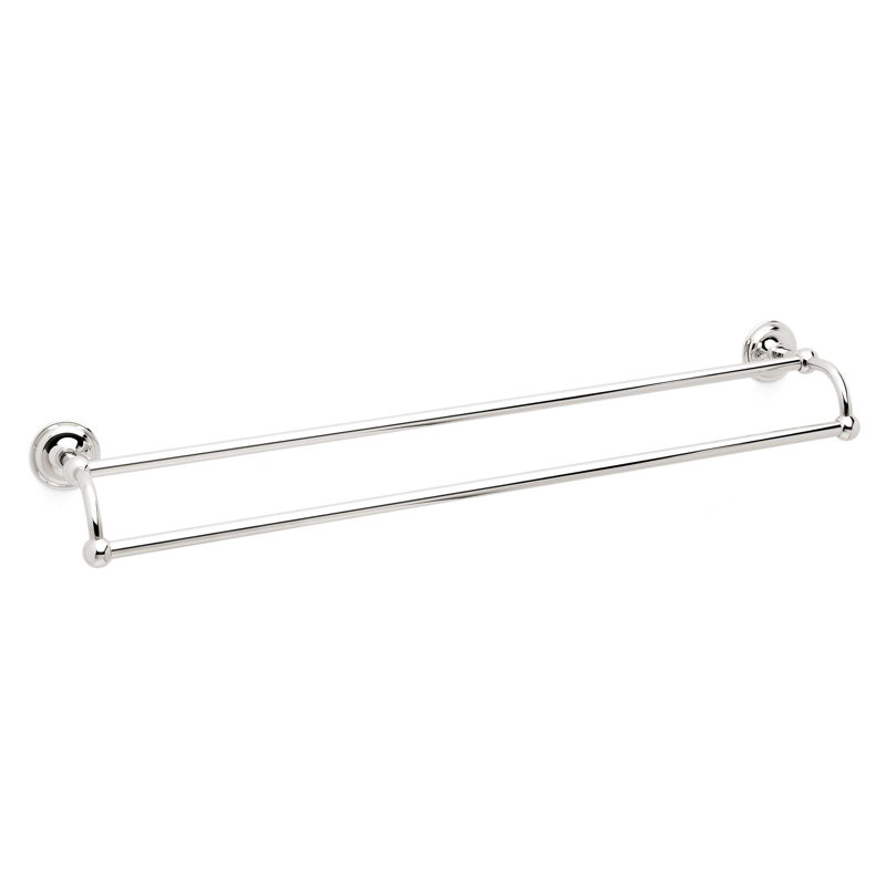 London Terrace 24" Double Towel Bar, Polished Chrome