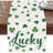 Lucky Shamrock Table Runner, St. Patrick’S Day Kitchen And Dining Decor