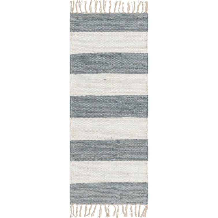 Rinker Cotton Striped Indoor Rug