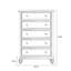 Armoire d'appoint en bois massif de couleur noyer noir