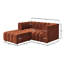 2 Seater Chaise End Sofa-424159049