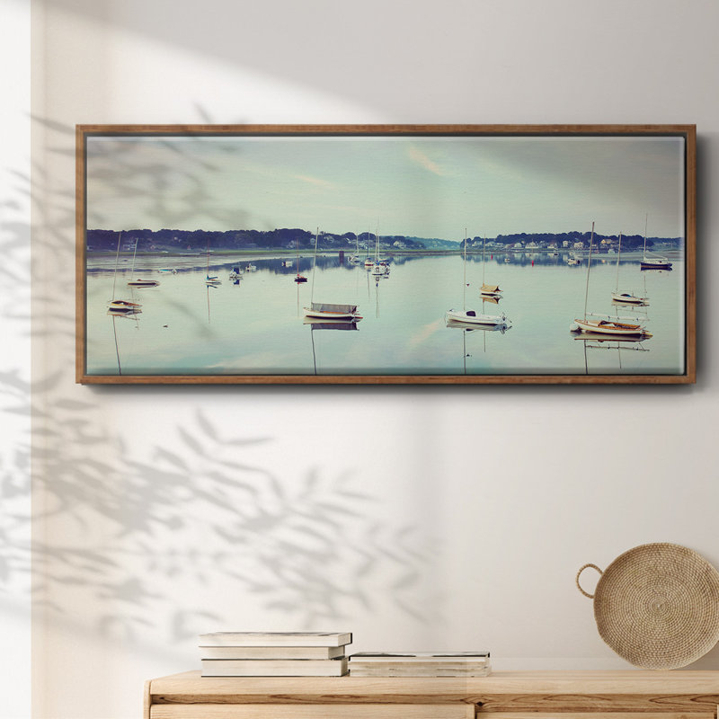 Cape Ann Marina - toile encadrée, H 20 po x l 50 po
