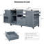 Îlot de cuisine 66,52 po pour barbecue Big Big Green-1004513140