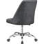 Chaise grise pour bureau à domicile avec siège et structure réglables