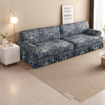 Comfortable Oxford Fabric Sofas, Mid Century Design For Home Use