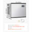 Commercial Ice Maker Machine - Head 400 lbs/Day Self-Cleaning Ice Machine, Modular Ice Cube Machine for Restaurant Hotel - Head Only