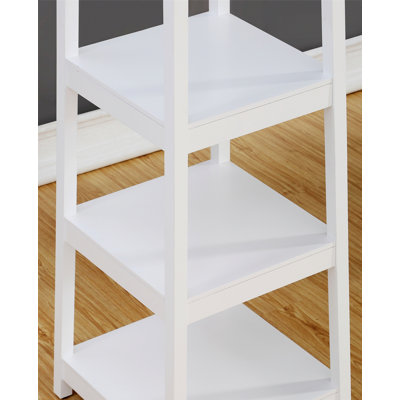Coat Rack with 3-Tier Storage Shelves