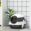 Polyethylene Plastic Enclosed Litter Box with Scoop-1525082821