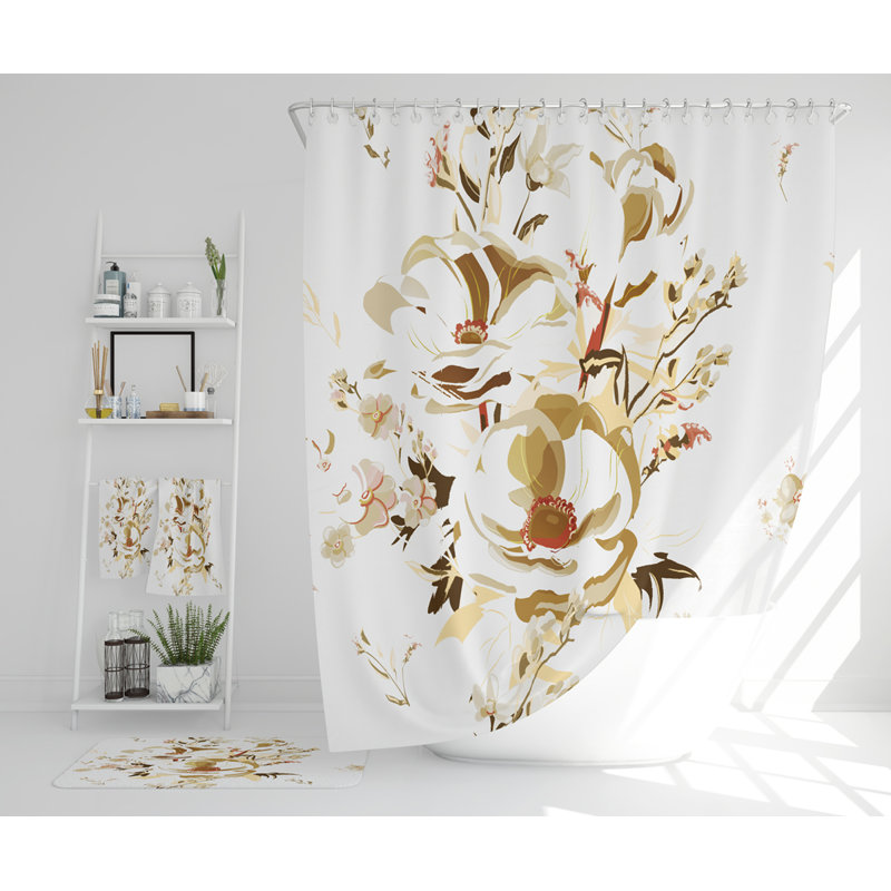 Naym Polyester Shower Curtain Set