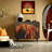 Modern abstract pattern storage sideboard.-104471085
