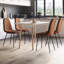 Dining Chairs Upholstered Fabric Seat Kitchen Dining Room Furniture, UKFR Certified-249632787