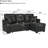 L-Shaped Sectional with Pull-Out Bed-1090137926