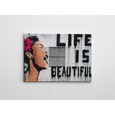 Bansky - Impression sur toile tendue