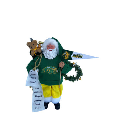NCAA 12" Auburn Proud Santa