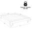 Chambre Zen - Lit plateforme - Assemblage facile, aucun sommier requis-945101109