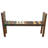 Backless Small Reclaimed Wood Bench