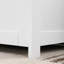 Banc blanc pour hall d'entrée, assemblage facile, grand intérieur, poignée en forme de U, support de rangement spacieux de 300 lb, attrait rétro, 2 charnières, option multi-usage rapide-1630588160