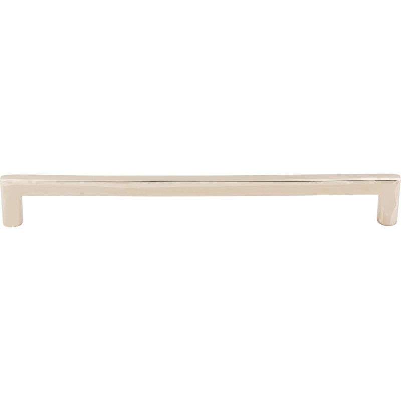 Aspen II Flat Sided Appliance pull, Polished Nickel, 12" Center to Center