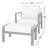 Townsend Patio Chair Sunbrella® Cushions and Ottoman-88069347
