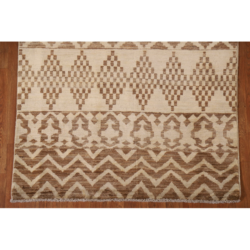Tapis tribal Gabbeh Kashkoli fait à la main 4 x 6