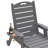 Oversized HDPE 5-Position Adjustable Outdoor Chaise Lounge Chair with Cup Holder Wheels,All-Weather Portable Reclining Patio Lounger for Deck,Poolside,Lawn,Garden,Backyard(Set of 4)-958669545-958669549