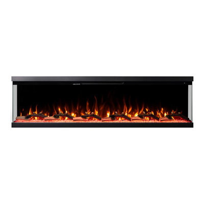 Modern Ember Aerus Skyline Linear Multi Sided Smart Electric Fireplace - Alexa & Google Asst