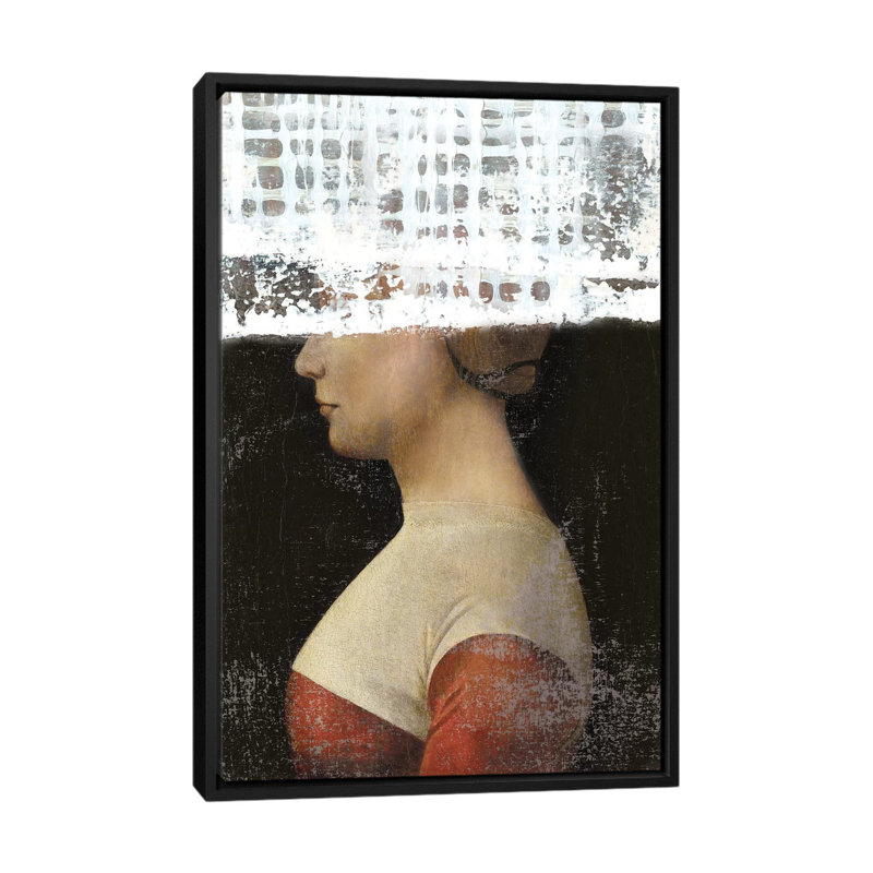 «Papercut III» par PI Studio - reproduction sur toile tendue, H 26 po x l 18 po x P 1,5 po, Toile avec cadre noir
