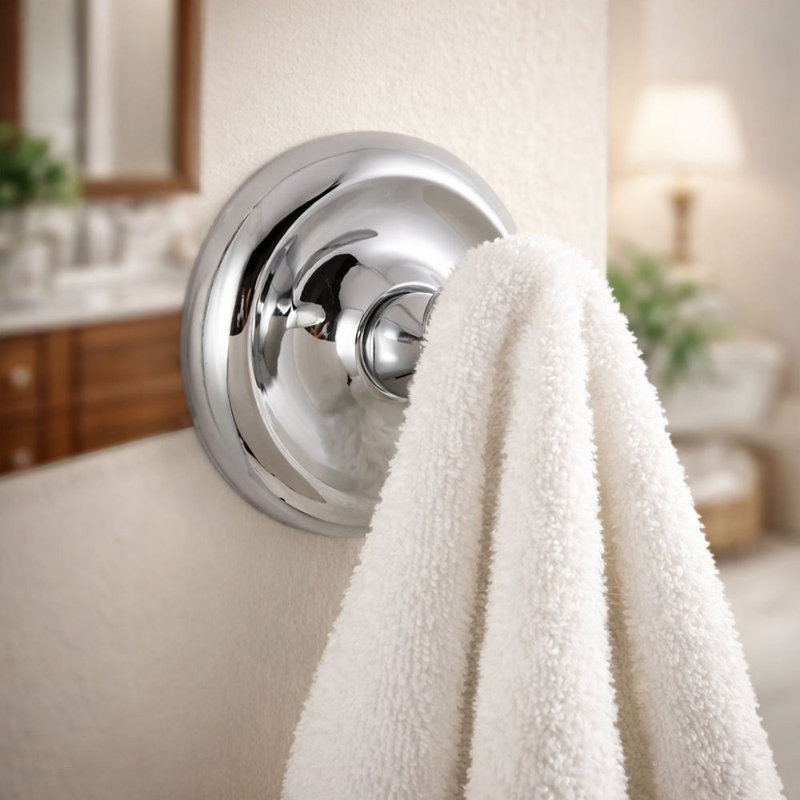 Fall Wall Mounted Robe Hook, Chrome