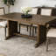 Table de salle à manger Camie, plateau rectangulaire en bois d'acajou de 60 pouces-111734963