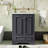 24'' Bathroom Vanity With Ceramic Sink Modern Freestanding Storage Cabinet  With Silver Handles and Soft Closing Doors-1023785792