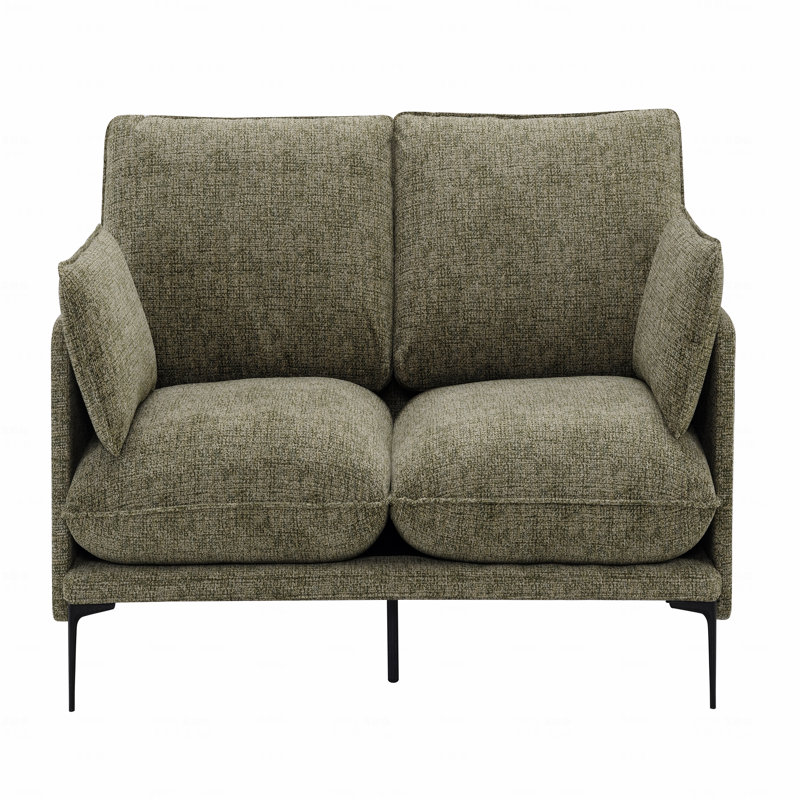 Canapé en tissu avec 2 coussins (coussin compressé)