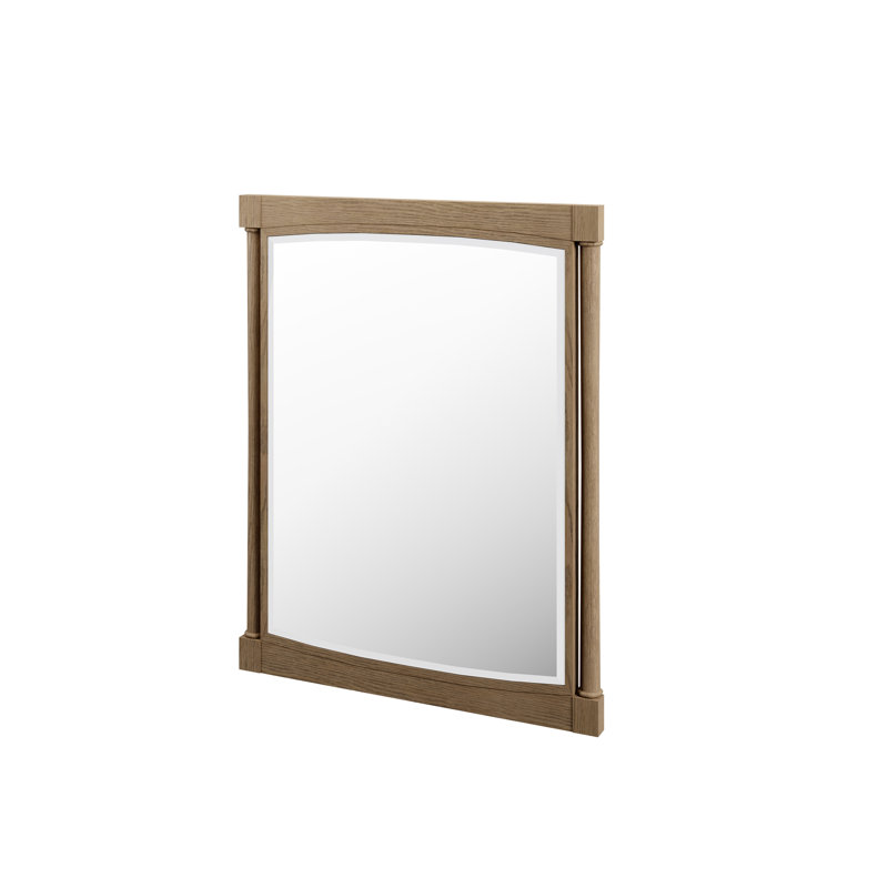 Kinnsden Mirror, 38" x 30", Weathered Oak