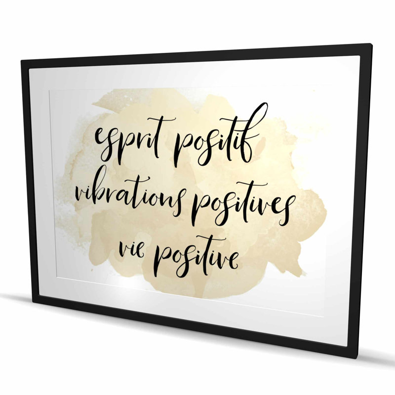 Art mural Esprit Positif
