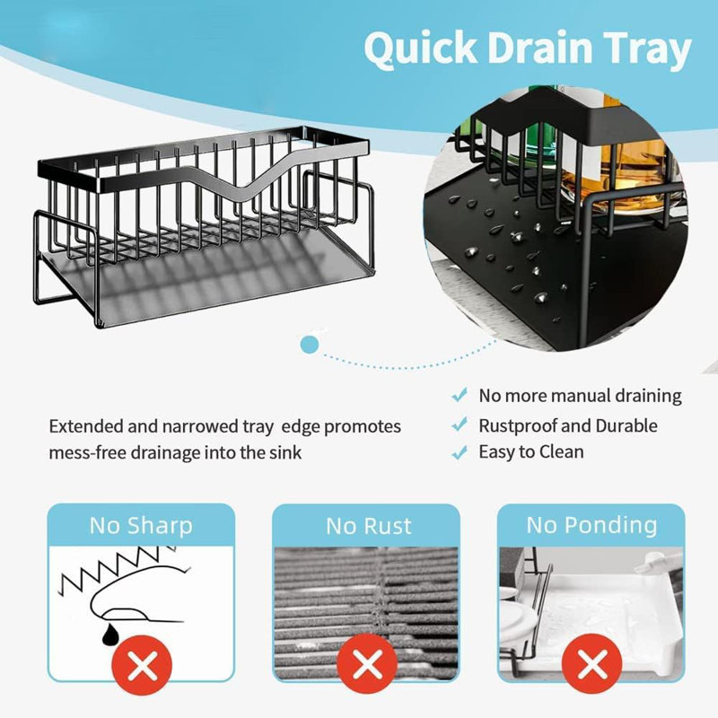 Plateau de drainage en acier inoxydable