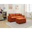 Canapé 2 places avec repose-pieds, USB et porte-gobelets Jayden-2085432600