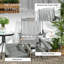 Chaise de patio empilable-317872381