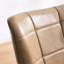 Chaise en cuir PU pour la maison, ambre, structure en bois massif, fauteuil de salon moderne de style confortable en cuir, pieds