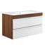Meuble-lavabo mural 36 po Modway Render-415697353
