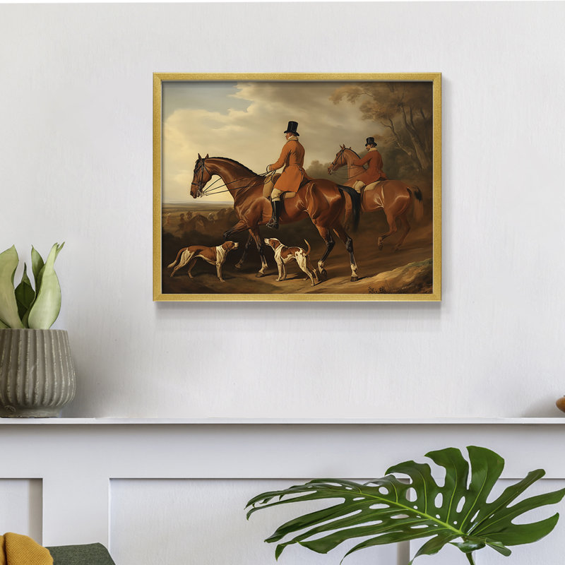 Faune - Lxxxi - Reproduction encadrée - Restickable, H 11 po x l 14 po, Doré
