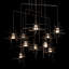 Tura 10-Light Mobile Pendant - Oil Rubbed Bronze - Standard Overall Height - Frosted Glass-50840200-50840223