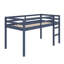 Lit mezzanine en bois avec échelle-750741430