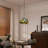 Tiffany Style Sunflower Pendant Lamp, Wall-mounted Control