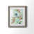 Toile avec cadre gris