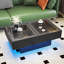 Coffee Table with Sliding Tabletop, Centre Table with Hidden Storage Compartment, Extendable Table  for Living Room